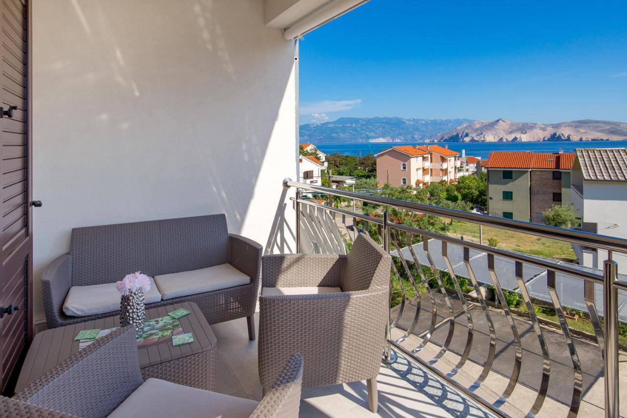 Apartment Coralina Baška Exteriör bild